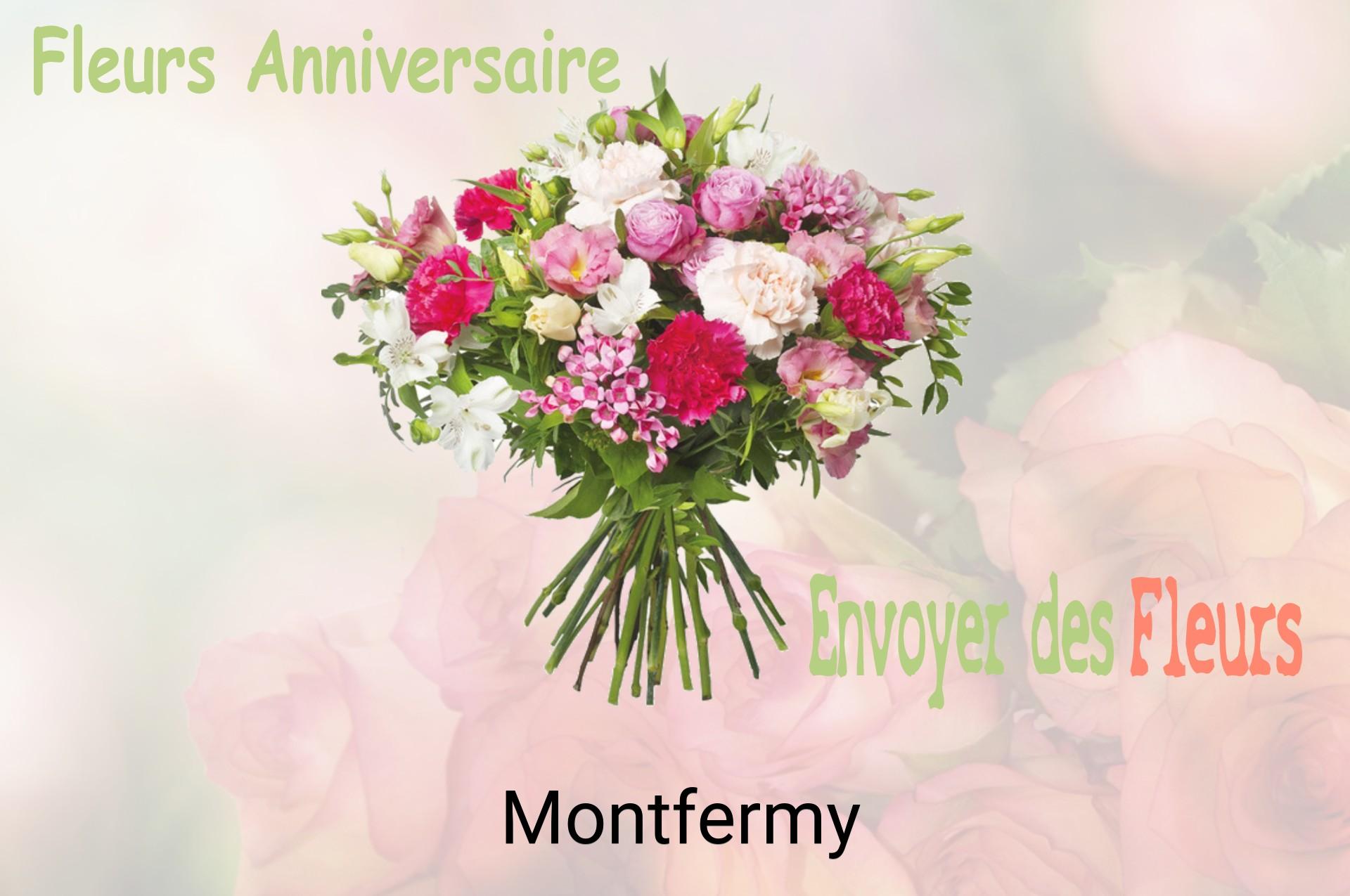 Bouquet de fleurs d’anniversaire livré à Montfermy